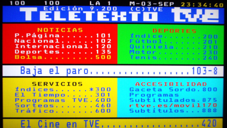 Esta es la razón por la que el teletexto está prohibido en las cárceles y no es por lo que piensas