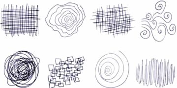 Elige un garabato de la imagen y descubre tu estado de ánimo según la psicología.