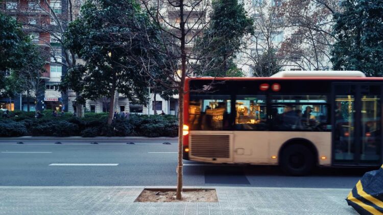Este autobús de Barcelona lleva 5 años circulando
