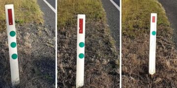 Hardly anyone knows that this is the real meaning of those green reflective sticks you see on the roads