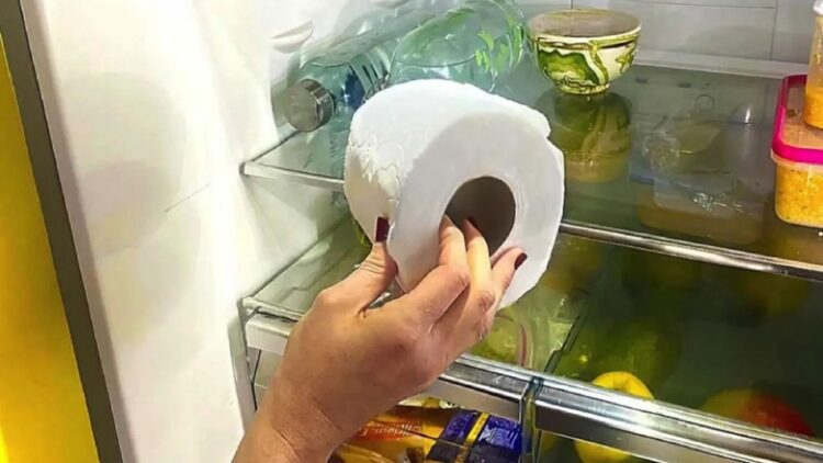Few people know this - putting a roll of toilet paper in the fridge is one of the best tricks I've ever tried 1 Few people know this - but putting a roll of toilet paper in the fridge is one of the best tricks I've ever tried
