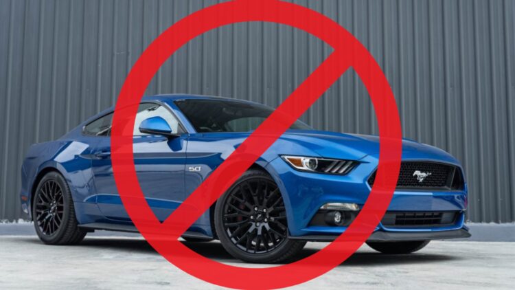 from March 31st of this year, 2025, they will recall all Mustang models