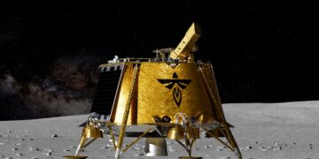 A first in space history - a private spacecraft successfully lands on the moon
