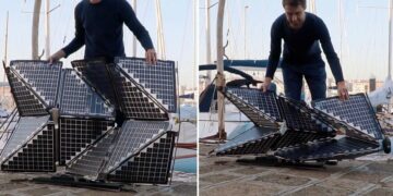 Solar panels are changing forever - this is the new folding system that allows you to have free energy anywhere