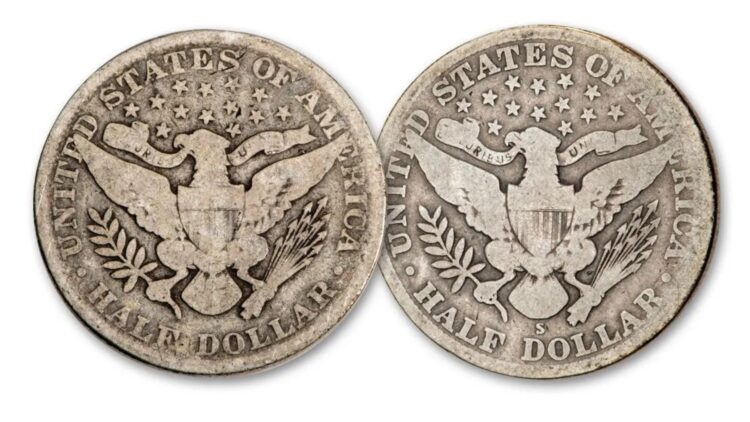 Confirmed - Barber half dollar coins minted between 1892 and 1915 are worth hundreds of dollars depending on rarity and condition