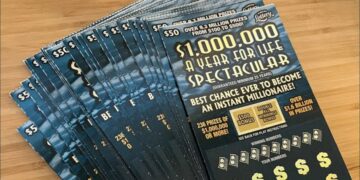 A tourist bought a lottery ticket while on vacation in Florida, and ended up returning to Texas a millionaire