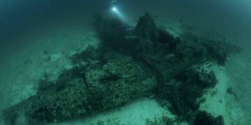 U.S. bomber reappears intact in 1917 war grave and no one can explain it