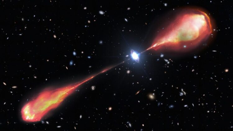 Neither stars nor galaxies - what comes out of this black hole is so colossal that it is bigger than the Milky Way itself 1 Neither stars nor galaxies - what comes out of this black hole is so colossal that it is bigger than the Milky Way itself