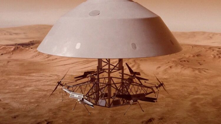 Confirmed - NASA is betting on a fleet of six helicopters (UAVs) for Mars after the historic success of Ingenuity, with more complex missions and autonomous flights