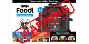 Massive lawsuit against SharkNinja - confirms its pressure cookers have a dangerous defect that could cause severe burns