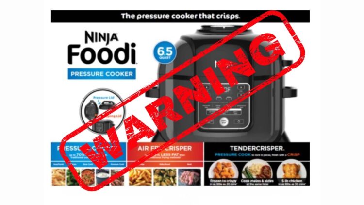 Massive lawsuit against SharkNinja - confirms its pressure cookers have a dangerous defect that could cause severe burns