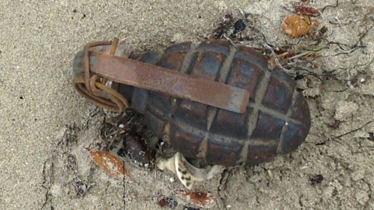 A girl picks up a stone on the Costa Brava, it falls apart and a year later a grenade appears inside it 1 A girl picks up a stone on the Costa Brava, it falls apart and a year later a grenade appears inside it