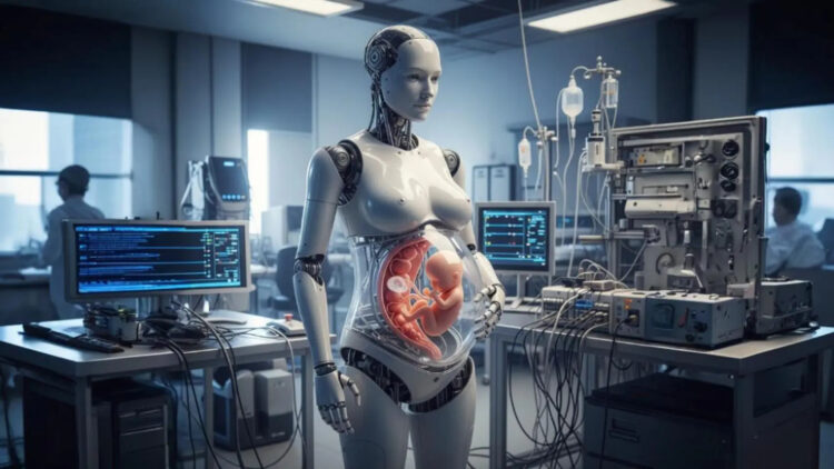 Zhang Qifeng, doctor and founder of Kaiwa Technology in Guangzhou—the first humanoid robot capable of carrying a pregnancy from gestation to birth