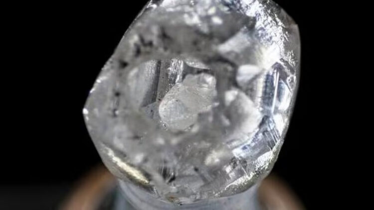 A woman spends days searching among rocks and ends up finding a diamond worth thousands of euros