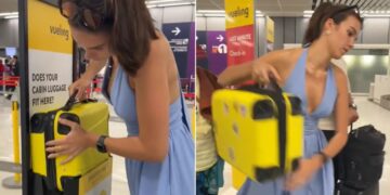 Goodbye to free suitcases - viral video on TikTok from Paris airport exposes how Vueling wanted to charge €200 for a cabin bag that did comply with measurements