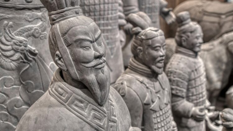 Historic discovery in China—an intact 16-ton tomb has been uncovered in the mausoleum of the first Qin emperor, containing treasures of jade, gold, weapons, and thousands of coins