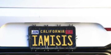 Isis Wharton, a Northern California woman who is fighting the DMV after being forced to remove her “IMISIS” license plate for this reason