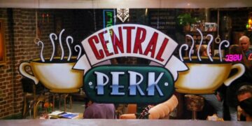 It's official—the legendary Central Perk from Friends is opening its doors in Times Square, complete with the iconic orange sofa and an exclusive menu created by Tom Colicchio