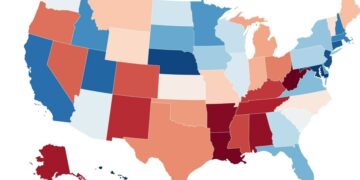 Neither New York nor California-this is the map of happiness in the U.S. and it's other states that few expected to be the happiest