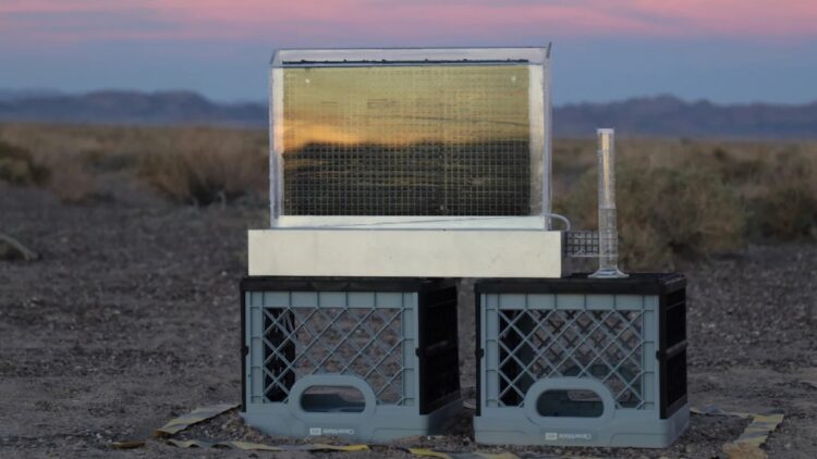 Farewell to drought in the world-MIT makes official this device that turns desert air into water-this changes everything