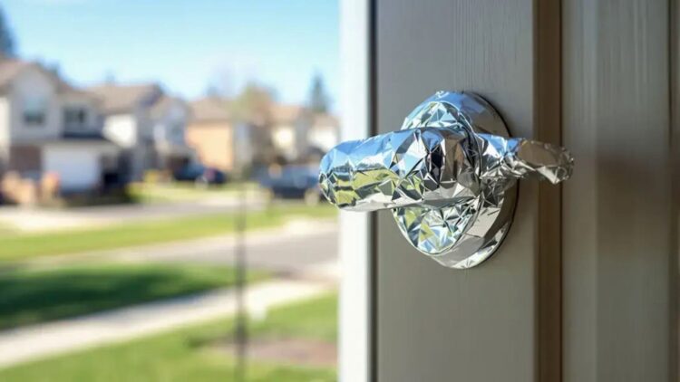 Confirmed—experts point out that the viral trend of putting aluminum foil on door handles originated from a clickbait advertisement and has no real basis as a measure against theft 1 Confirmed—experts point out that the viral trend of putting aluminum foil on door handles originated from a clickbait advertisement and has no real basis as a measure against theft