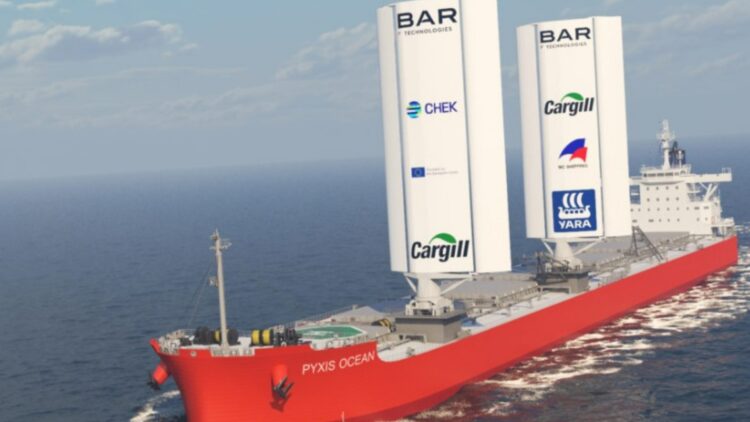 Goodbye to diesel fuel - cargo ship installs two giant sails and cuts up to 11 tons of fuel a day