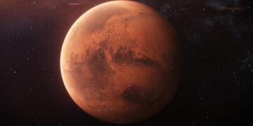 This is Mars, the Red Planet—ice beneath its surface, giant volcanoes, and mysteries that still intrigue NASA