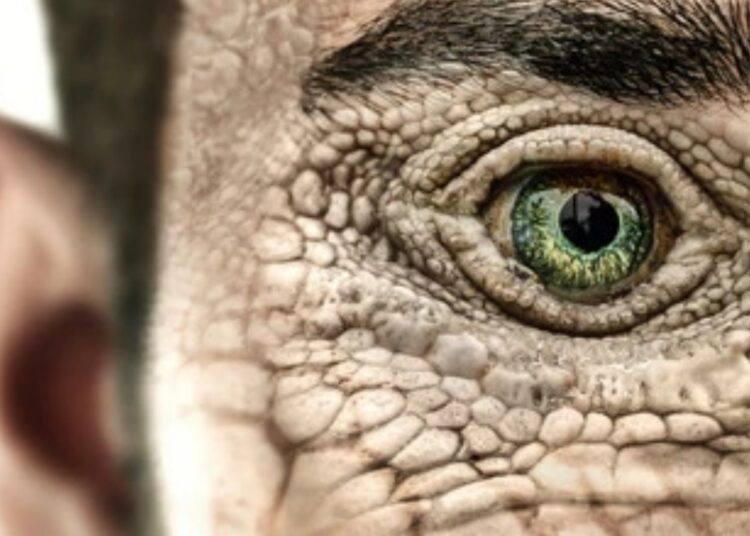 A rare disease causes this woman from the United Kingdom to see people's faces as if they were dragons—neurologists explain this strange disorder 1 reptilian humanoid reptiloid science fiction 260nw 1946157607