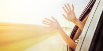 Driving windows down