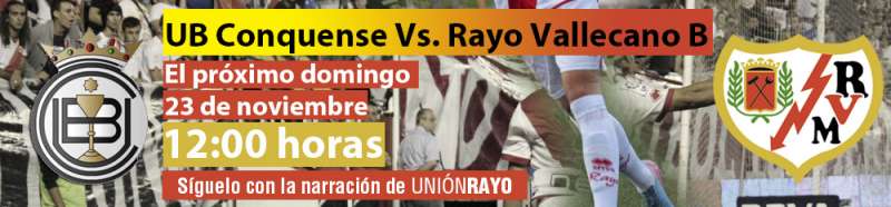 Cabecera UB Conquense Rayo Vallecano B