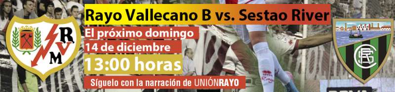 Cabecera Rayo Vallecano B Sestao River