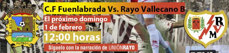 Cabecera CF Fuenlabrada Rayo B