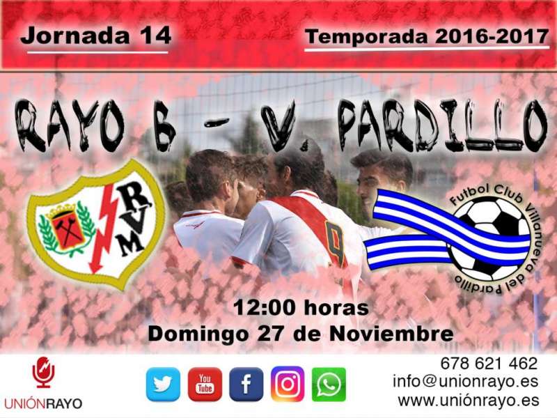 anuncio partidos RAYO B CASA 1