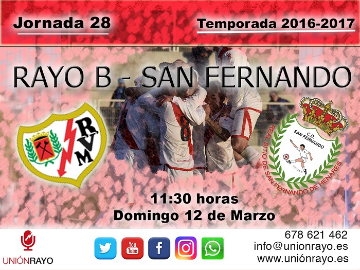 anuncio partidos RAYO B CASA