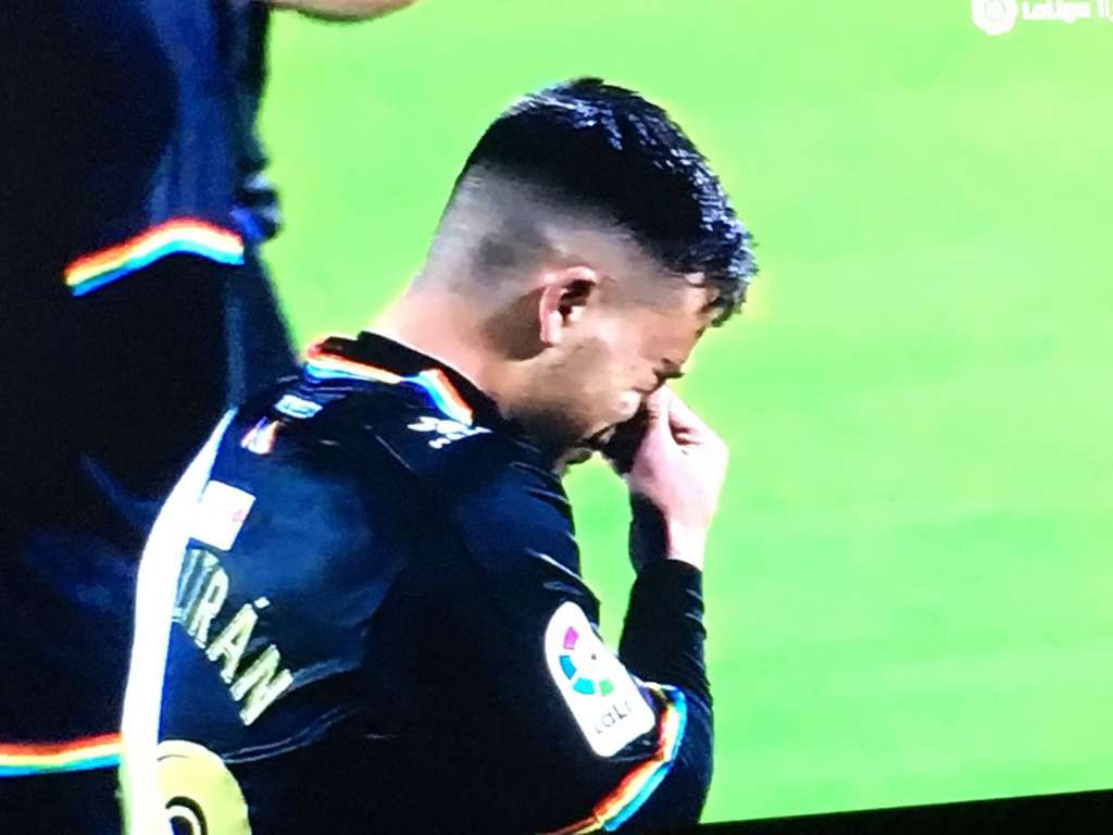 Las lágrimas de Beltrán en el Lugo Rayo Vallecano