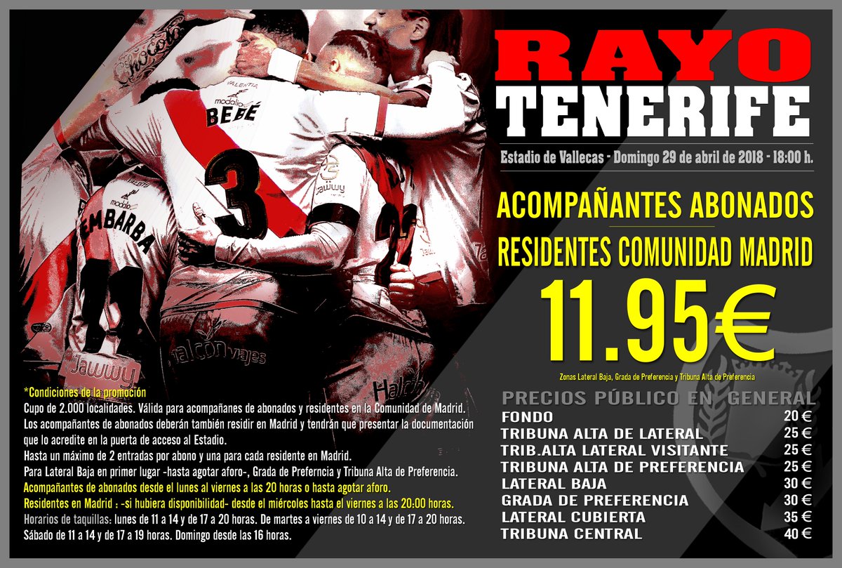 Promoción de 2.000 entradas a 11,95€ ante el Tenerife 2 DbdGYiuX0AA 7U7