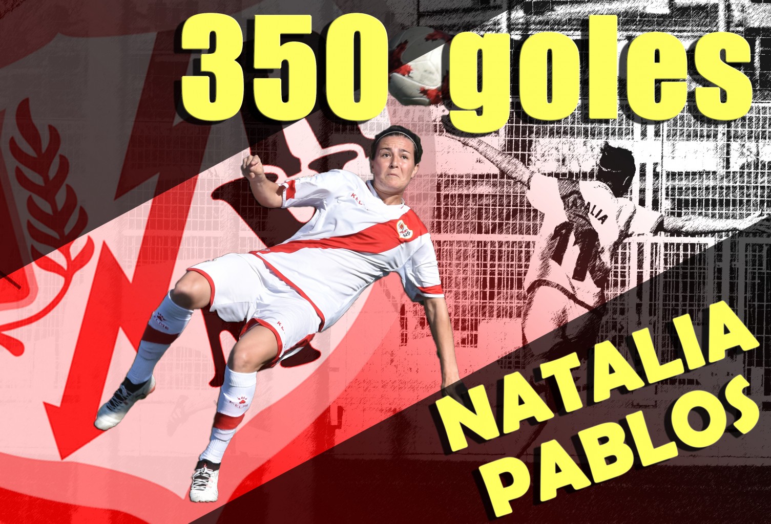Natalia Pablos, 350 goles con el Rayo Vallecano 1 Natalia Pablos goleadora
