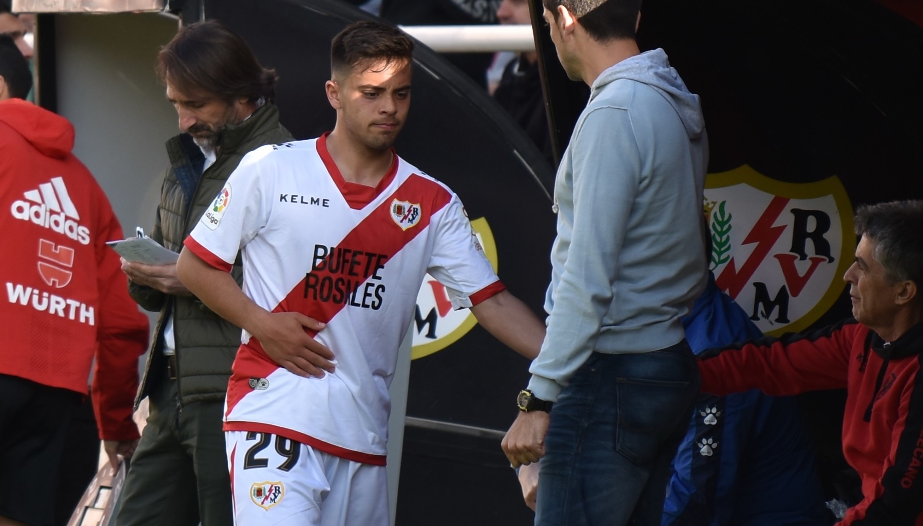 Fran Beltrán sustituido