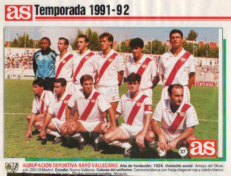 Los ocho ascensos del Rayo Vallecano a Primera División 3 rayo 91 92