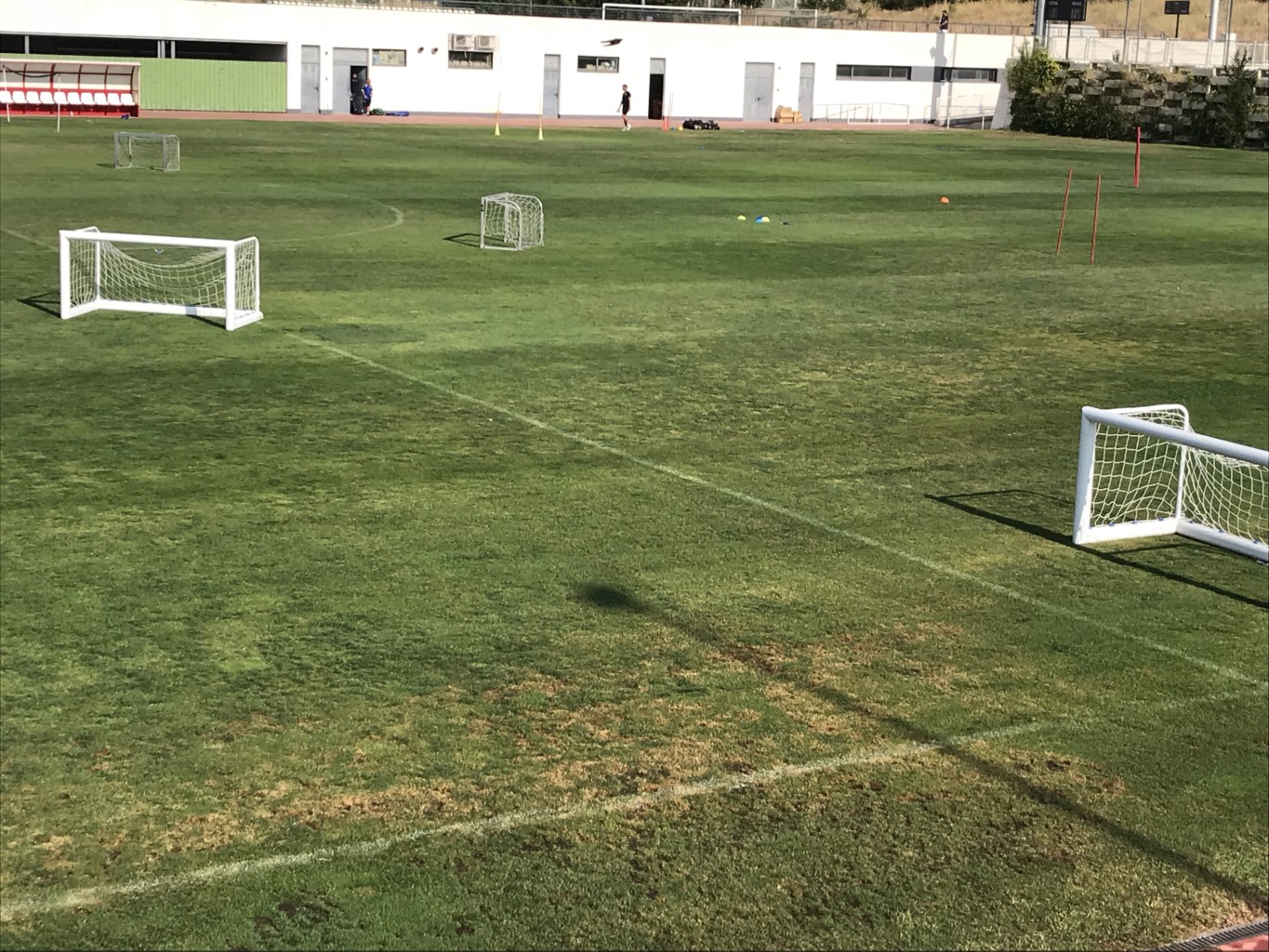 El Rayo Vallecano vuelve a ejercitarse en Vallecas con el césped como protagonista 2 img 0660