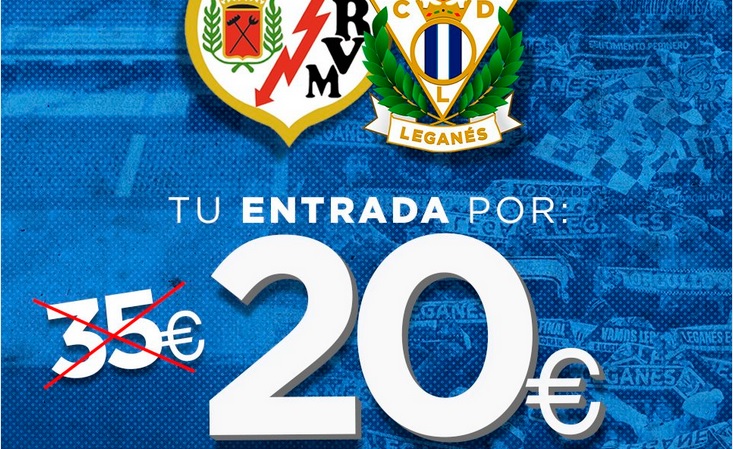 leganes rayo entrada