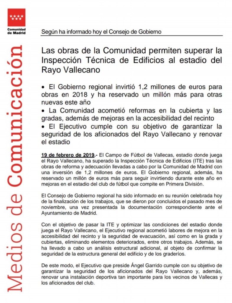 El estadio de Vallecas supera la Inspección Técnica de Edificios 2 img 8103