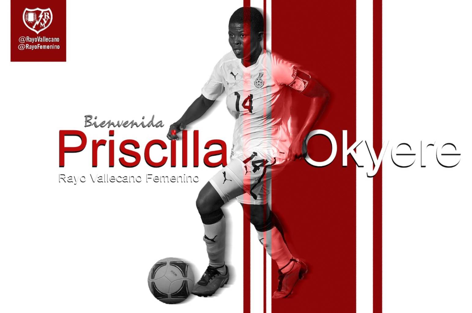 El Rayo Femenino firma a la ghanesa Priscila Okyere 2 img 1017