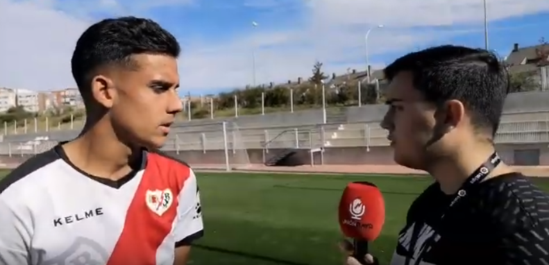 angel algobia postpartido Rayo B2 1 Alcobendas