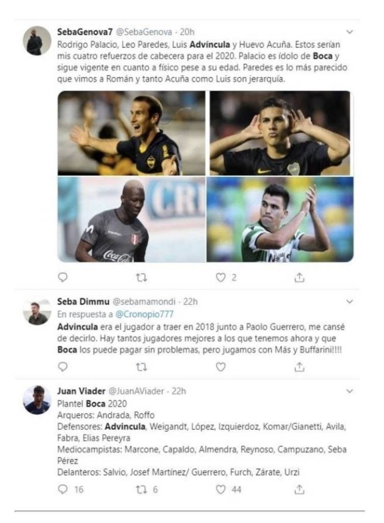 Aficionados de Boca Juniors reclaman el fichaje de Luis Advíncula 2 img 2343