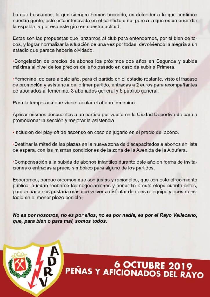 El Rayo Vallecano rechaza una nueva propuesta 3 img 4965