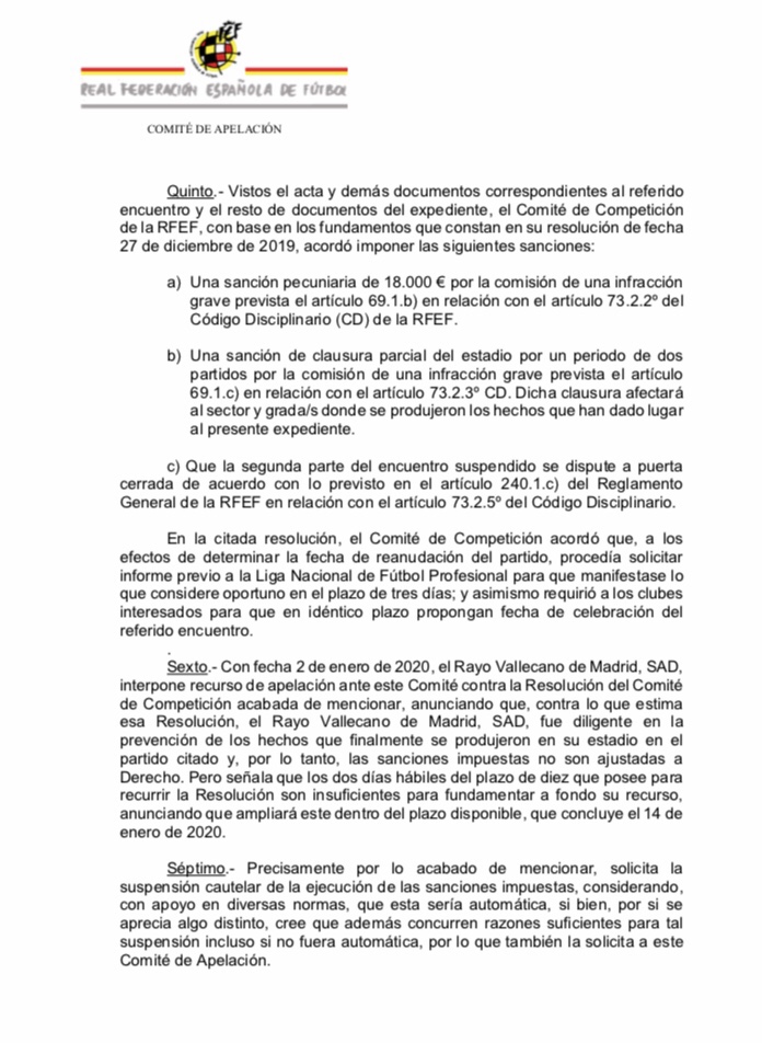 Apelación suspende cautelarmente la sanción al Rayo Vallecano 3 img 7121 1