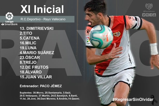 Seis novedades en el Rayo Vallecano para medirse al Deportivo 2 Ea9gVKzXgAAFQWK