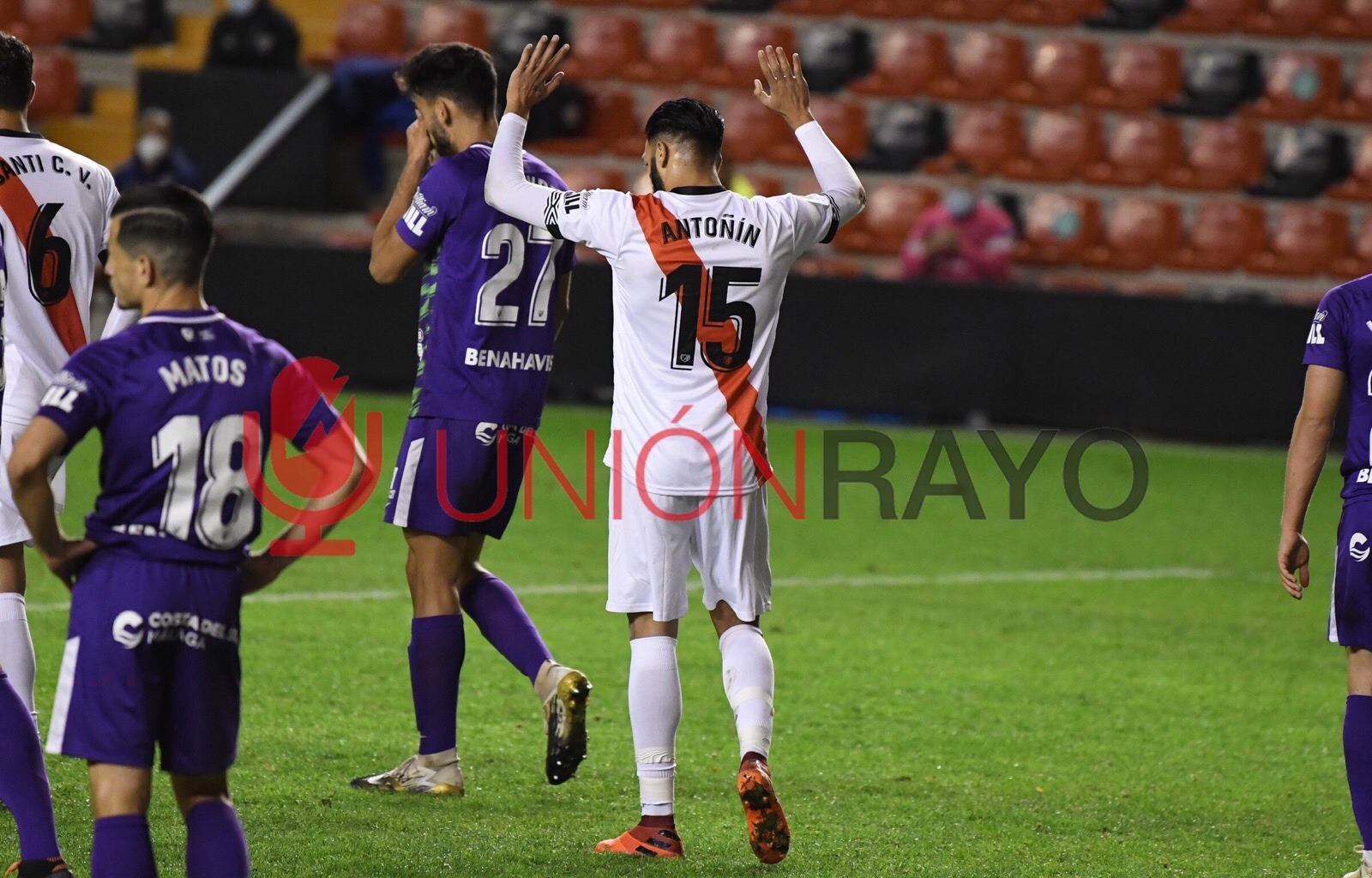 Antoñín no celebró el tanto ante el Málaga y pidió perdón 1 temp 8