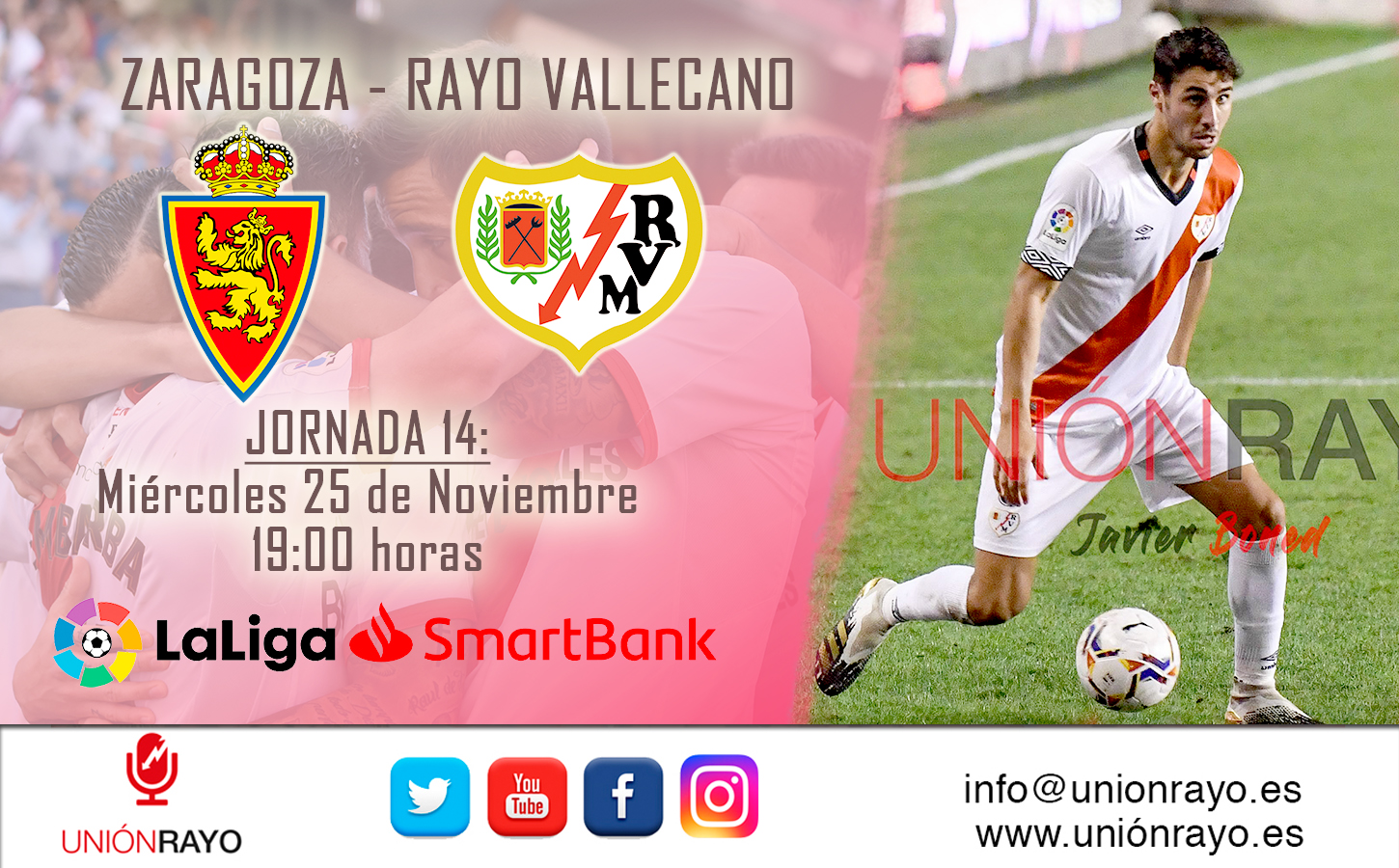 Zaragoza vs Rayo Vallecano: “La versión visitante, a escena” 1 partidos CASA BUENO